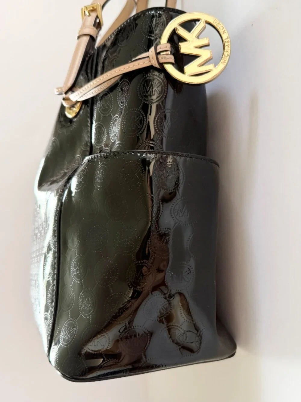 Michael Kors Jet Set Patent Leather Tote